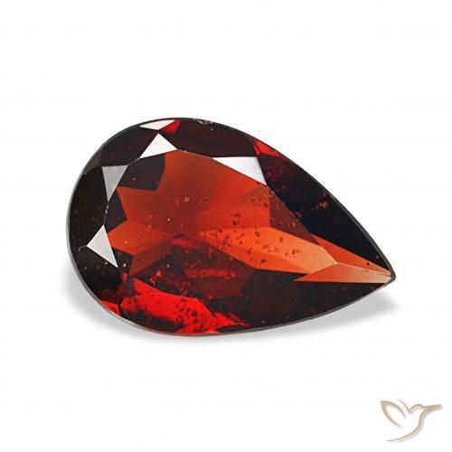 Granada Almandina Vermelho escuro Natural 2.51ct, Formato de pêra, VS