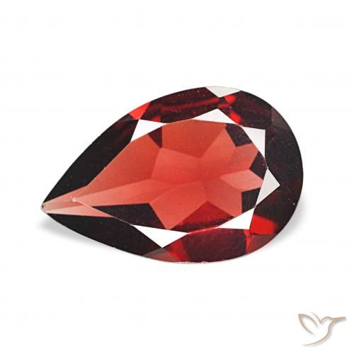 2.71ct Vermelho escuro Granada Almandina, Formato de pêra, VVS
