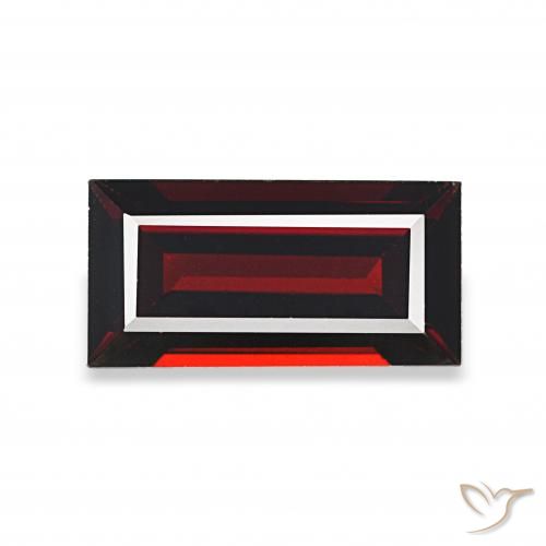 1.98ct Vermelho escuro Granada Almandina, baguete, VVS-VS