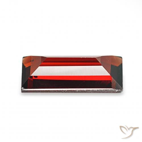 Granada Almandina Vermelho escuro Natural 1.76ct, baguete, VVS-VS