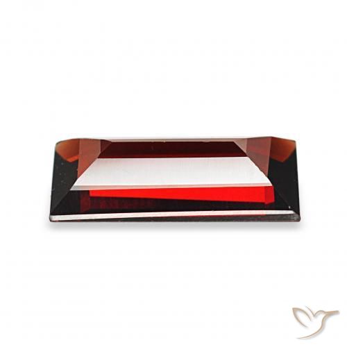 Granada Almandina Vermelho escuro Natural 1.52ct, baguete, VVS-VS