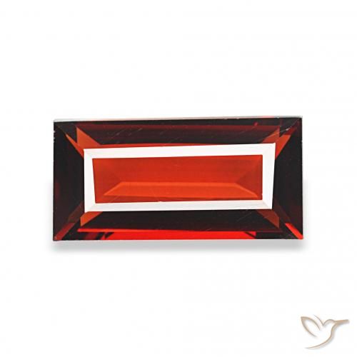 1.76ct Vermelho escuro Granada Almandina, baguete, VVS
