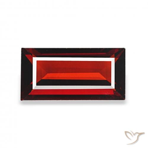 1.61ct Vermelho escuro Granada Almandina Pedras Preciosas, baguete, VVS