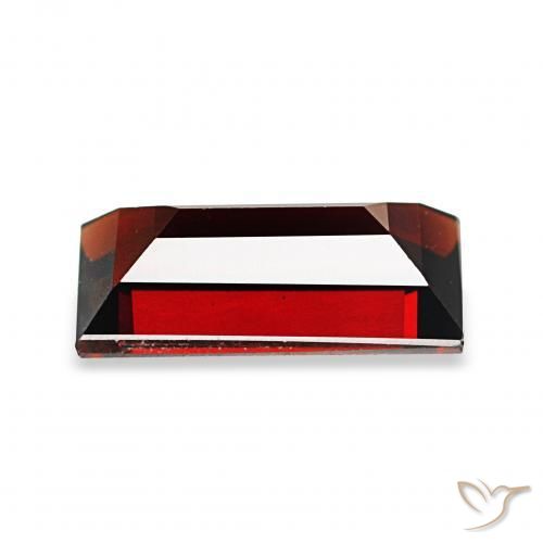 Granada Almandina Vermelho escuro Natural 2.08ct, baguete, VVS