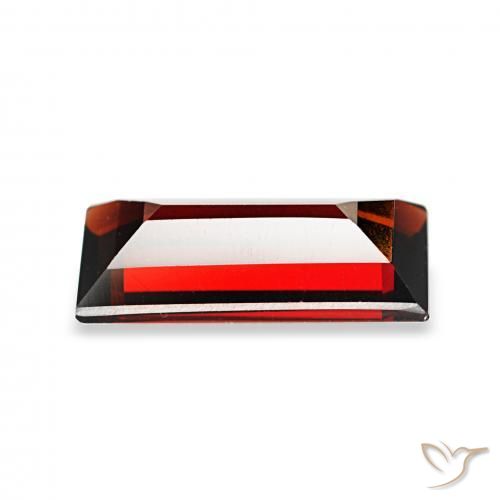 Granada Almandina Vermelho escuro Natural 1.63ct, baguete, VVS