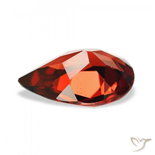 Granada Almandina Vermelho escuro Natural 2.51ct, Formato de pêra, VS