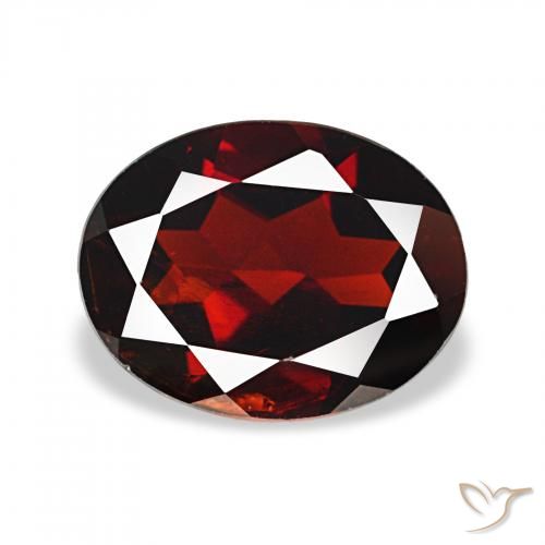 2.02ct Vermelho escuro Granada Almandina, oval, VS