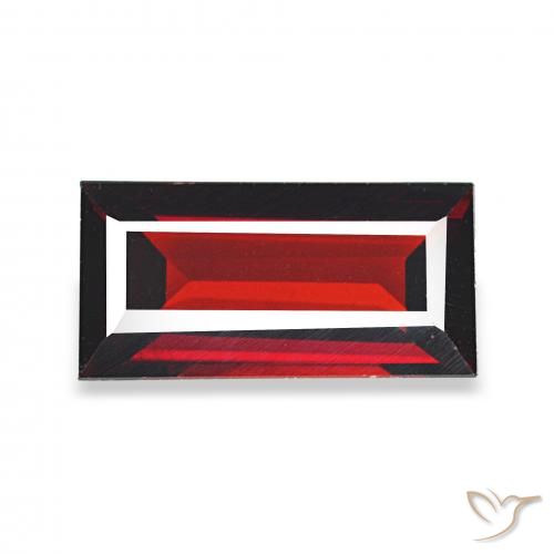 2.01ct Vermelho escuro Granada Almandina, baguete, VVS