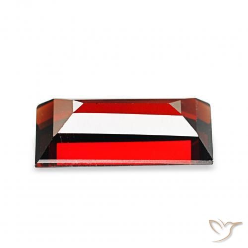 Granada Almandina Vermelho escuro Natural 2.01ct, baguete, VVS