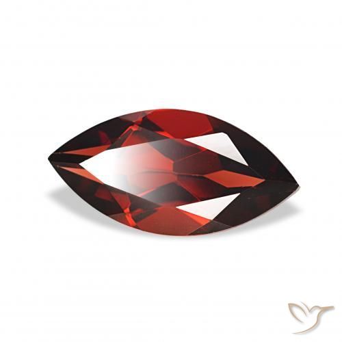 Granada Almandina Vermelho escuro Natural 2.10ct, Marquesa, VVS