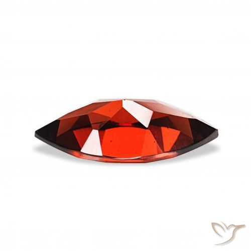 Granada Almandina Vermelho escuro Natural 1.86ct, Marquesa, VVS