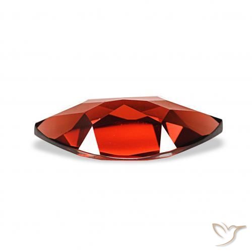 Granada Almandina Vermelho escuro Natural 1.88ct, Marquesa, VVS
