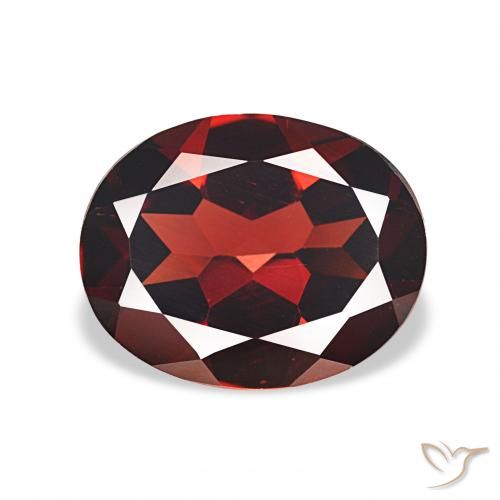 3.73ct Vermelho Sangue Profundo Granada Almandina, oval, VVS