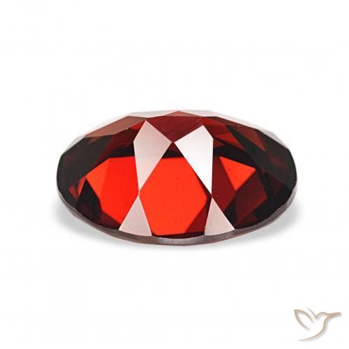 Granada Almandina Vermelho Sangue Profundo Natural 2.66ct, oval, VVS