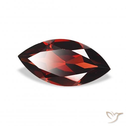 Granada Almandina Vermelho escuro Natural 2.06ct, Marquesa, VVS