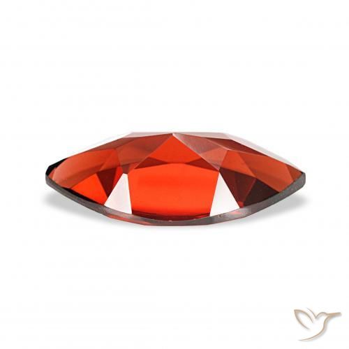 Granada Almandina Vermelho escuro Natural 2.06ct, Marquesa, VVS
