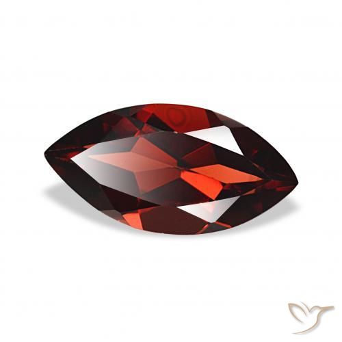 Granada Almandina Vermelho escuro Natural 1.89ct, Marquesa, VVS