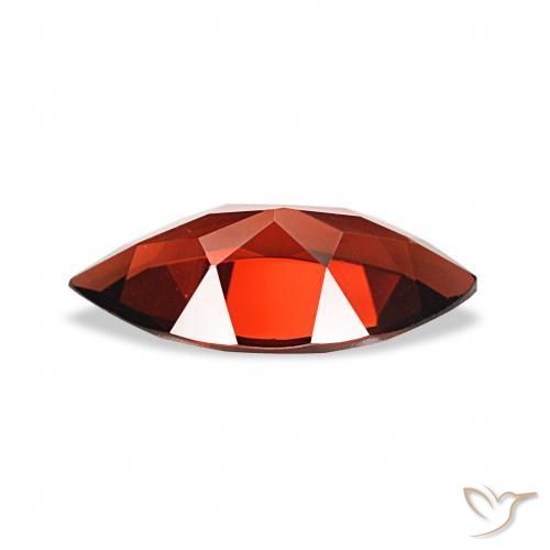 Granada Almandina Vermelho escuro Natural 1.89ct, Marquesa, VVS