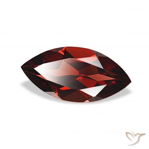 Granada Almandina Vermelho escuro Natural 1.96ct, Marquesa, VVS