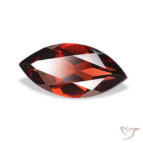Granada Almandina Vermelho escuro Natural 1.83ct, Marquesa, VVS