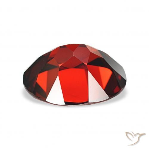 Granada Almandina Vermelho escuro Natural 4.11ct, oval, VVS