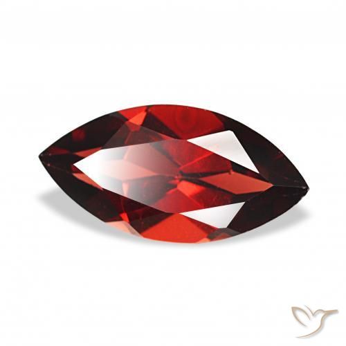 Granada Almandina Vermelho escuro Natural 2.14ct, Marquesa, VVS-VS