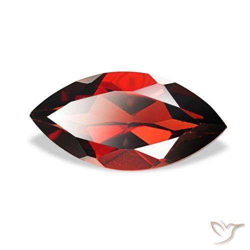 Granada Almandina Vermelho escuro Natural 2.09ct, Marquesa, VVS-VS