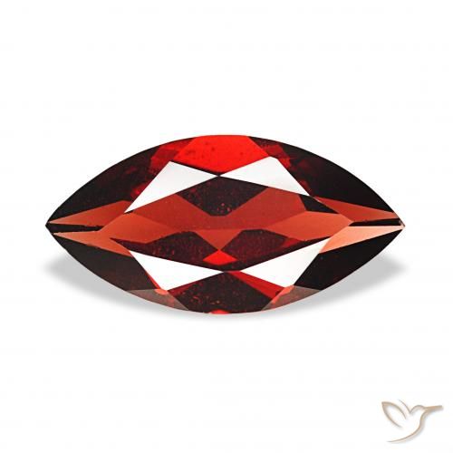 1.86ct Vermelho escuro Granada Almandina, Marquesa, VVS-VS