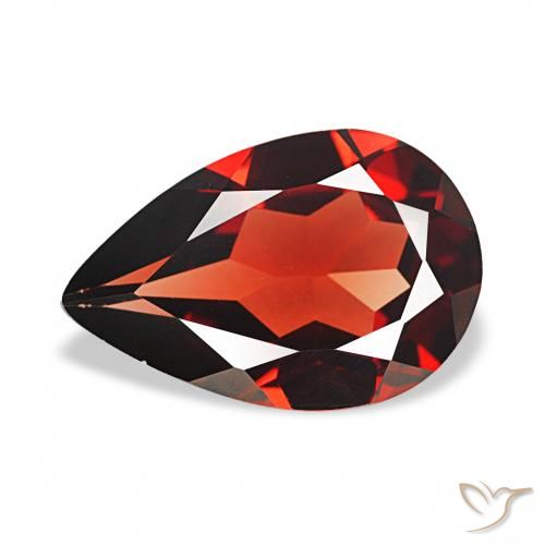 2.57ct Vermelho Sangue Profundo Granada Almandina, Formato de pêra, VVS-VS