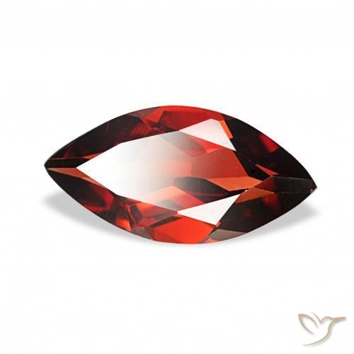Granada Almandina Vermelho escuro Natural 1.86ct, Marquesa, VVS