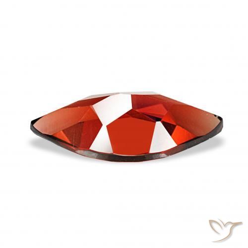 Granada Almandina Vermelho escuro Natural 1.86ct, Marquesa, VVS