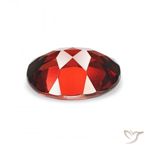 Granada Almandina Vermelho escuro Natural 2.18ct, oval, VVS