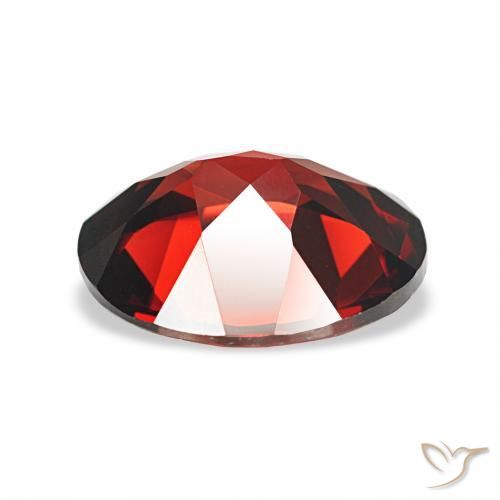 Granada Almandina Vermelho escuro Natural 3.59ct, oval, VVS