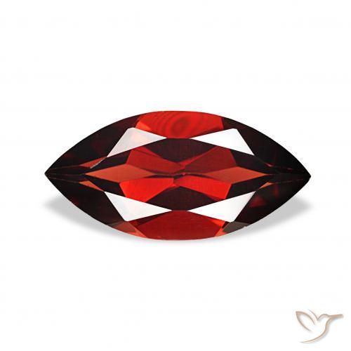 Granada Almandina Vermelho escuro Natural 2.00ct, Marquesa, VVS