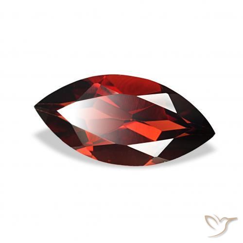 Granada Almandina Vermelho escuro Natural 2.00ct, Marquesa, VVS