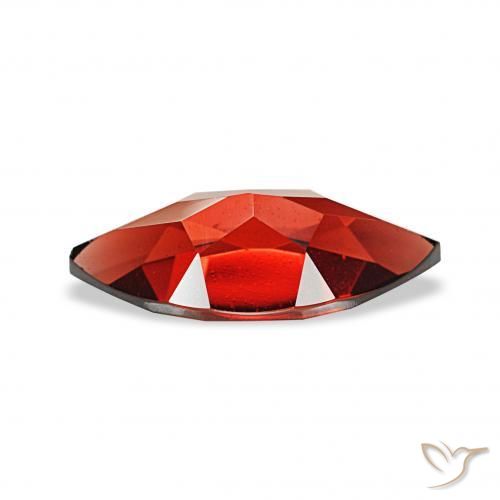 Granada Almandina Vermelho escuro Natural 2.06ct, Marquesa, VVS-VS