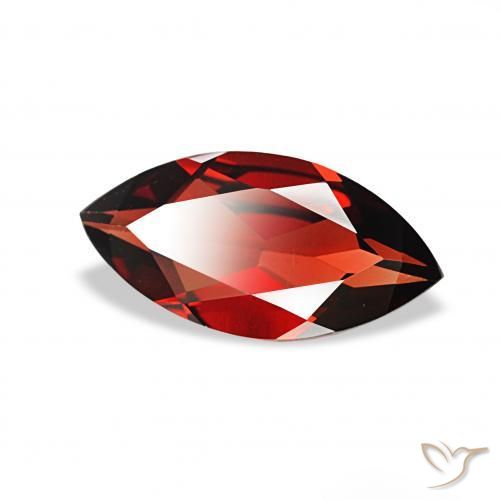 Granada Almandina Vermelho escuro Natural 1.79ct, Marquesa, VVS