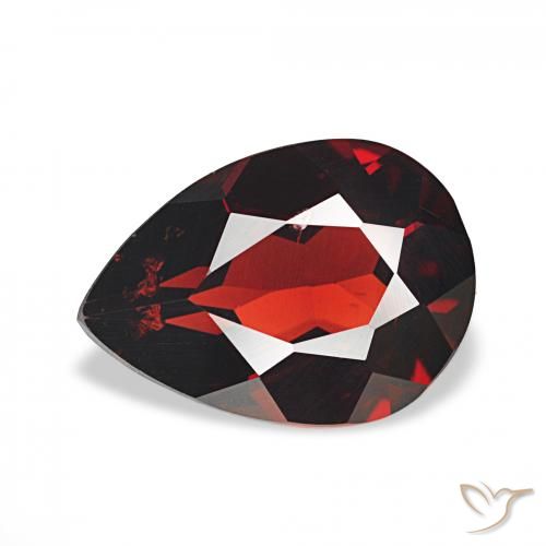 2.31ct Vermelho escuro Granada Almandina Pedras Preciosas, Formato de pêra, VS