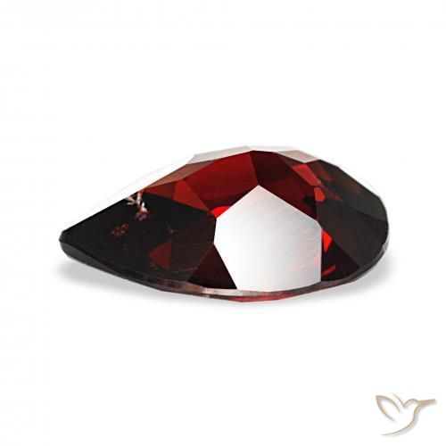 Granada Almandina Vermelho escuro Natural 2.31ct, Formato de pêra, VS