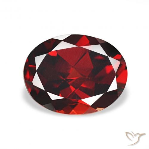 2.30ct Vermelho escuro Granada Almandina, oval, VS