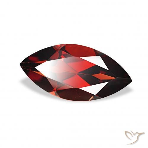Granada Almandina Vermelho escuro Natural 1.96ct, Marquesa, VVS