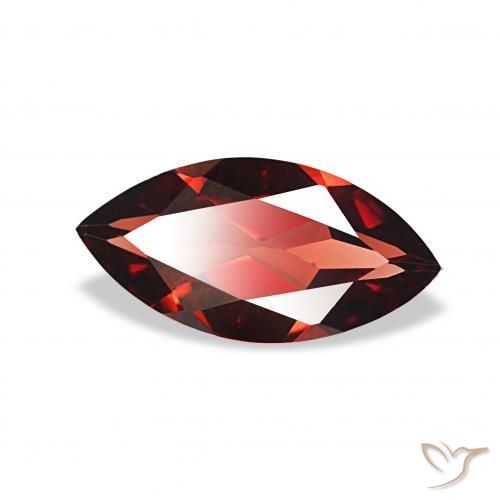 Granada Almandina Vermelho Sangue Profundo Natural 1.73ct, Marquesa, VVS