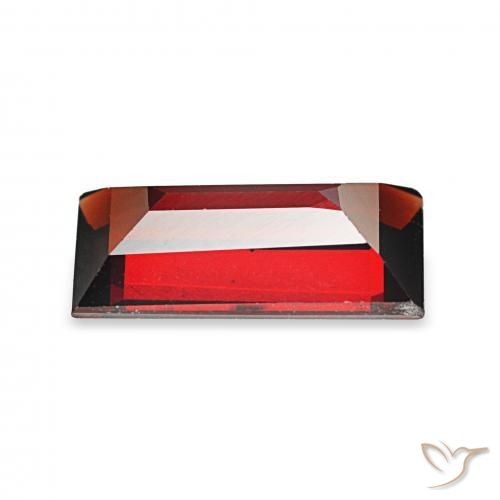 Granada Almandina Vermelho escuro Natural 1.76ct, baguete, VVS