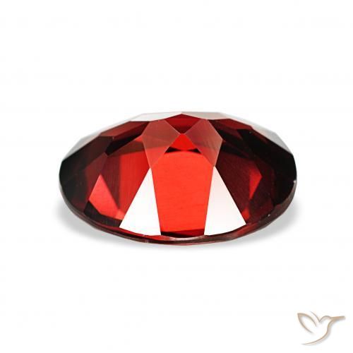 Granada Almandina Vermelho escuro Natural 3.78ct, oval, VVS