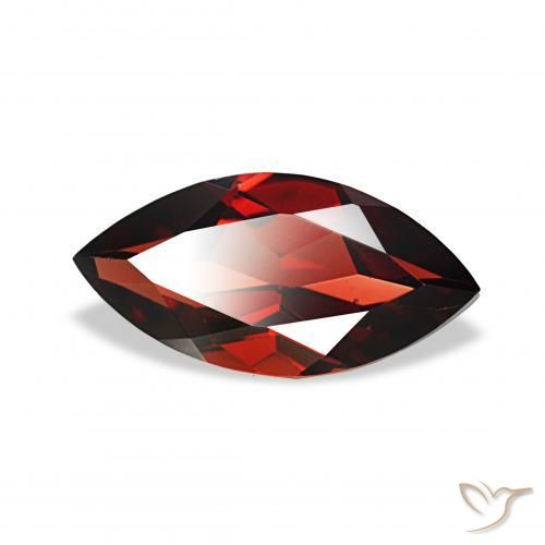 Granada Almandina Vermelho Sangue Profundo Natural 2.07ct, Marquesa, VVS