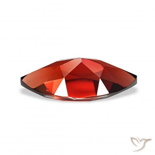 Granada Almandina Vermelho Sangue Profundo Natural 2.22ct, Marquesa, VVS