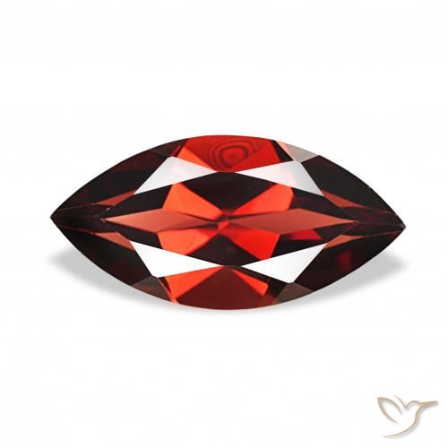 Granada Almandina Vermelho Sangue Profundo Natural 2.08ct, Marquesa, VVS