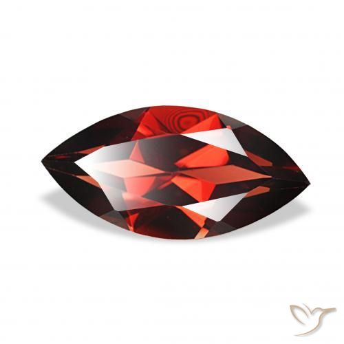 Granada Almandina Vermelho Sangue Profundo Natural 2.08ct, Marquesa, VVS