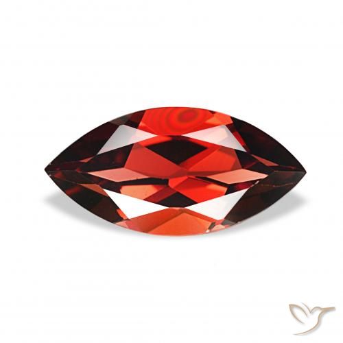 Granada Almandina Vermelho Sangue Profundo Natural 2.17ct, Marquesa, VVS