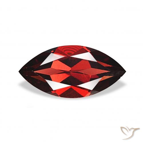 2.13ct Vermelho Sangue Profundo Granada Almandina, Marquesa, VVS
